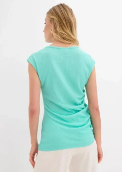 Shirt aus strukturiertem Crêpe|bonprix