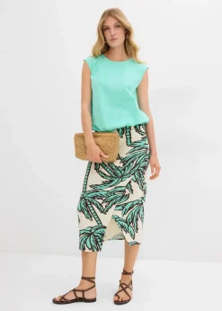 Shirt mit elastischem Bündchen|bonprix Clearance