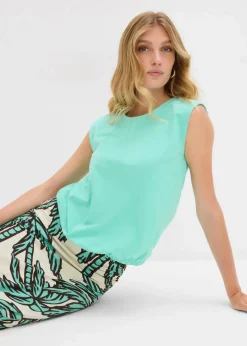 Shirt mit elastischem Bündchen|bonprix Clearance