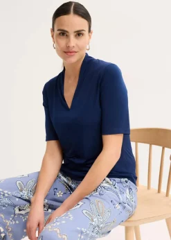 Shirt mit Kelchkragen|bonprix New