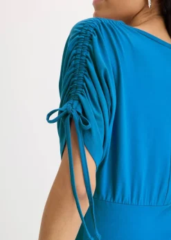 bonprix Shirts & Tops|Shirt mit Knopfleiste gletscherblau