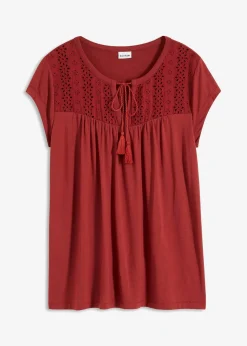 Shirt mit Lochstickerei|bonprix Discount