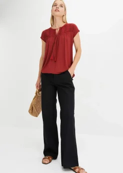 Shirt mit Lochstickerei|bonprix Discount