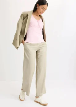 Shirt mit Raffung|bonprix