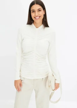 Shirt mit Raffung|bonprix Hot