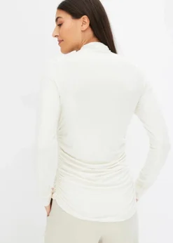 Shirt mit Raffung|bonprix Hot