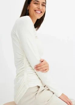 Shirt mit Raffung|bonprix Hot