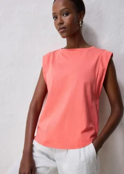 bonprix Premium|Shirts & Tops|Shirt mit Seidenanteil helllachs