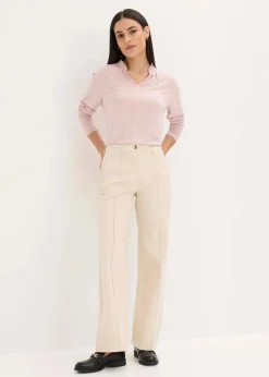 bonprix Shirts & Tops|Shirt mit Stehkragen mattrosa