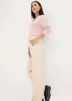 bonprix Shirts & Tops|Shirt mit Stehkragen mattrosa