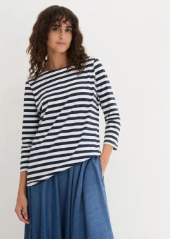Shirt mit U-Boot-Ausschnitt|bonprix Online