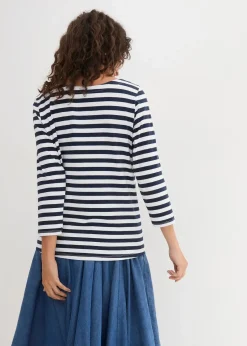 Shirt mit U-Boot-Ausschnitt|bonprix Online