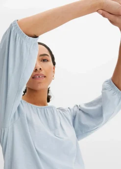 Shirtbluse aus reiner Bio-Baumwolle|bonprix Hot