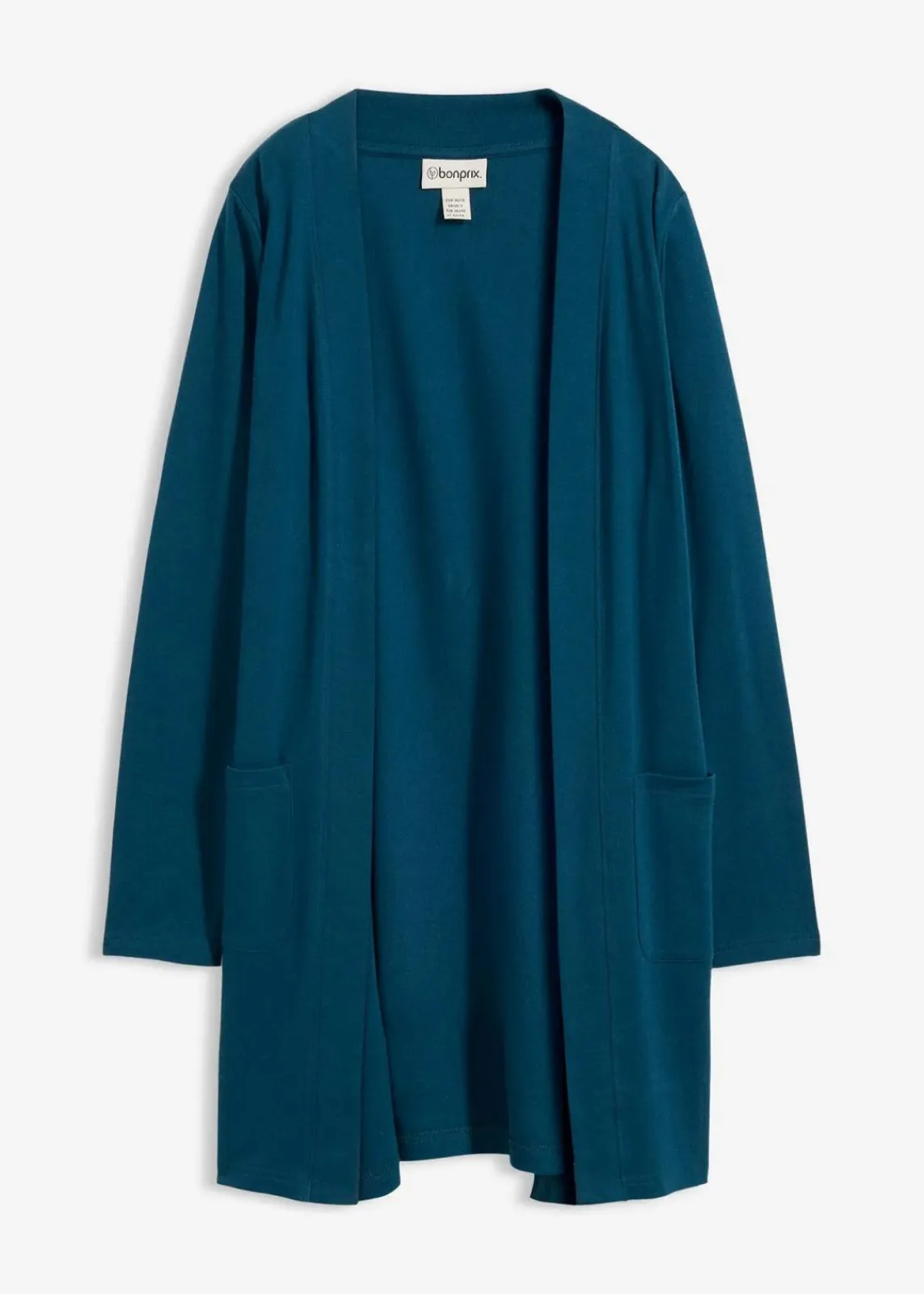 bonprix Shirts & Tops|Basics|Shirtjacke blaupetrol