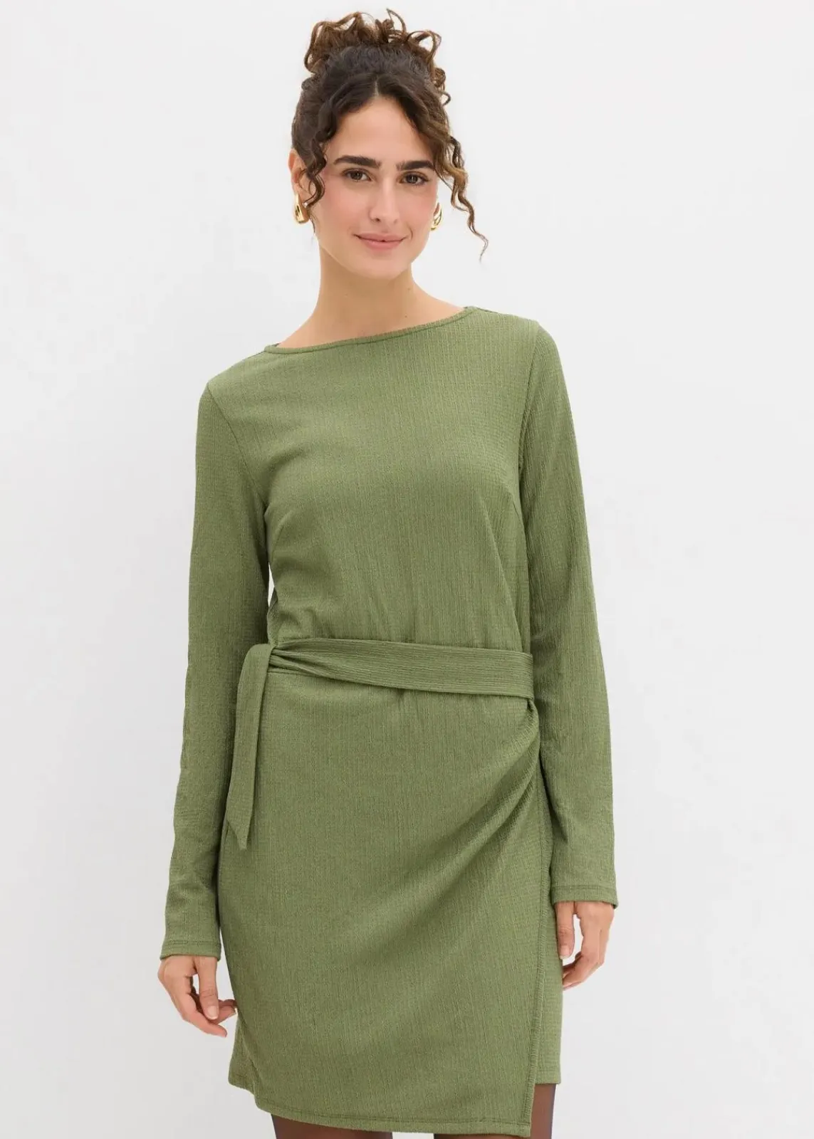 Shirtkleid aus Barcrêpe|bonprix Best