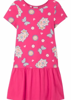 bonprix Mädchen 9-16 Jahre·Kleider & Jumpsuits|Mädchen 2-8 Jahre·Nachhaltigere Materialien|Shirtkleid aus reiner Bio-Baumwolle pink