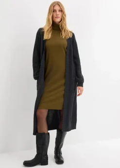 Shirtkleid aus schwerer elastischer Ripp-Qualität|bonprix