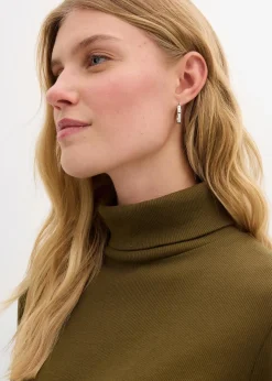 Shirtkleid aus schwerer elastischer Ripp-Qualität|bonprix