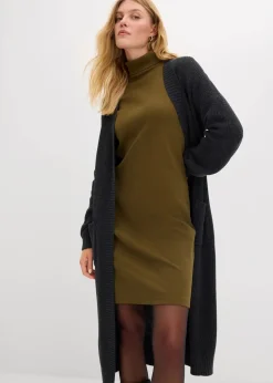 Shirtkleid aus schwerer elastischer Ripp-Qualität|bonprix