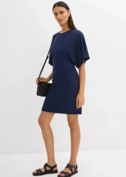 Shirtkleid aus softem Punto di Roma|bonprix Outlet