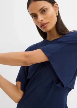 Shirtkleid aus softem Punto di Roma|bonprix Outlet