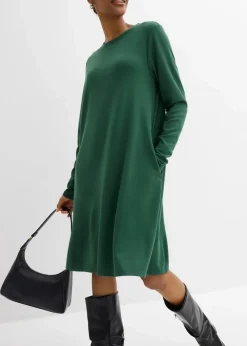 Shirtkleid in A-Linie aus Viskose-Mix|bonprix Clearance