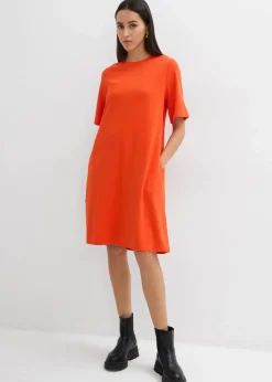 Shirtkleid in A-Linie aus Viskose-Mix|bonprix Outlet