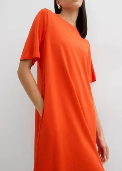 Shirtkleid in A-Linie aus Viskose-Mix|bonprix Outlet