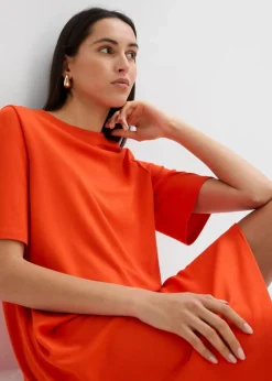 Shirtkleid in A-Linie aus Viskose-Mix|bonprix Outlet