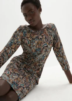 Shirtkleid mit Paisley Druck|bonprix Clearance