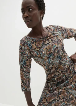 Shirtkleid mit Paisley Druck|bonprix Clearance