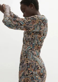 Shirtkleid mit Paisley Druck|bonprix Clearance