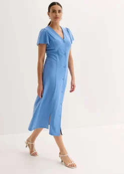 Shirtkleid mit Schlitz|bonprix Outlet