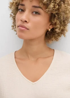 bonprix Bekleidung·Jacken & Mäntel|Blusen & Tuniken|Shirt-Tunika aus softem Musselin hellsand