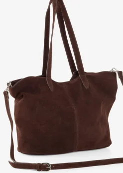 Shopper aus Veloursleder|bonprix Online