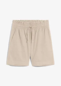 bonprix Bekleidung·Outdoorbekleidung|Bekleidung·Kleider|Shorts mit Leinen hellsand