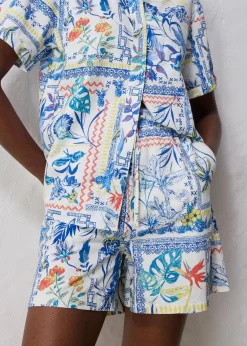 Shorts mit Seidenanteil|bonprix Clearance