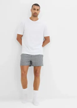 Shorty aus reiner Baumwolle mit kurzen Ärmeln|bonprix Outlet