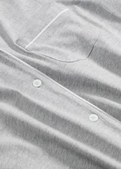 bonprix Wäsche·Basics|Wäsche·Nachtwäsche|Shorty mit Knopfleiste hellgrau meliert