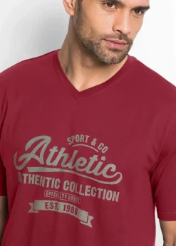 bonprix Wäsche|Große Größen|Shorty (2-tlg. Set) rot+grau kariert