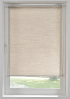 bonprix Rollos|Sichtschutzrollo in Bambus Optik creme