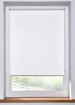 Sichtschutzrollo in Leinen Optik|bonprix