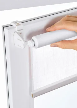 Sichtschutzrollo in Leinen Optik|bonprix