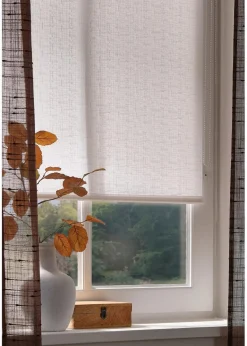 Sichtschutzrollo in Leinen Optik|bonprix