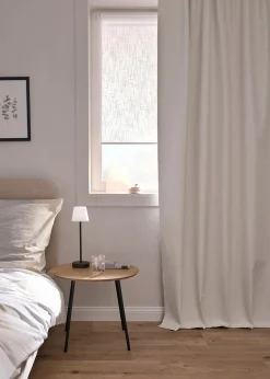 Sichtschutzrollo in Leinen Optik|bonprix