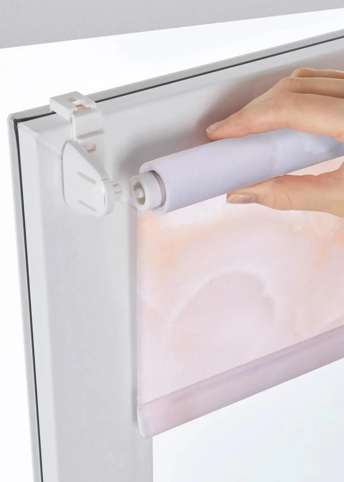 bonprix Rollos|Sichtschutzrollo mit Druck creme/gold