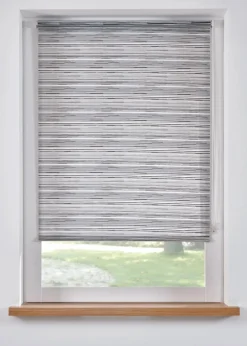 bonprix Rollos|Sichtschutzrollo mit leichtem Glanz weiß