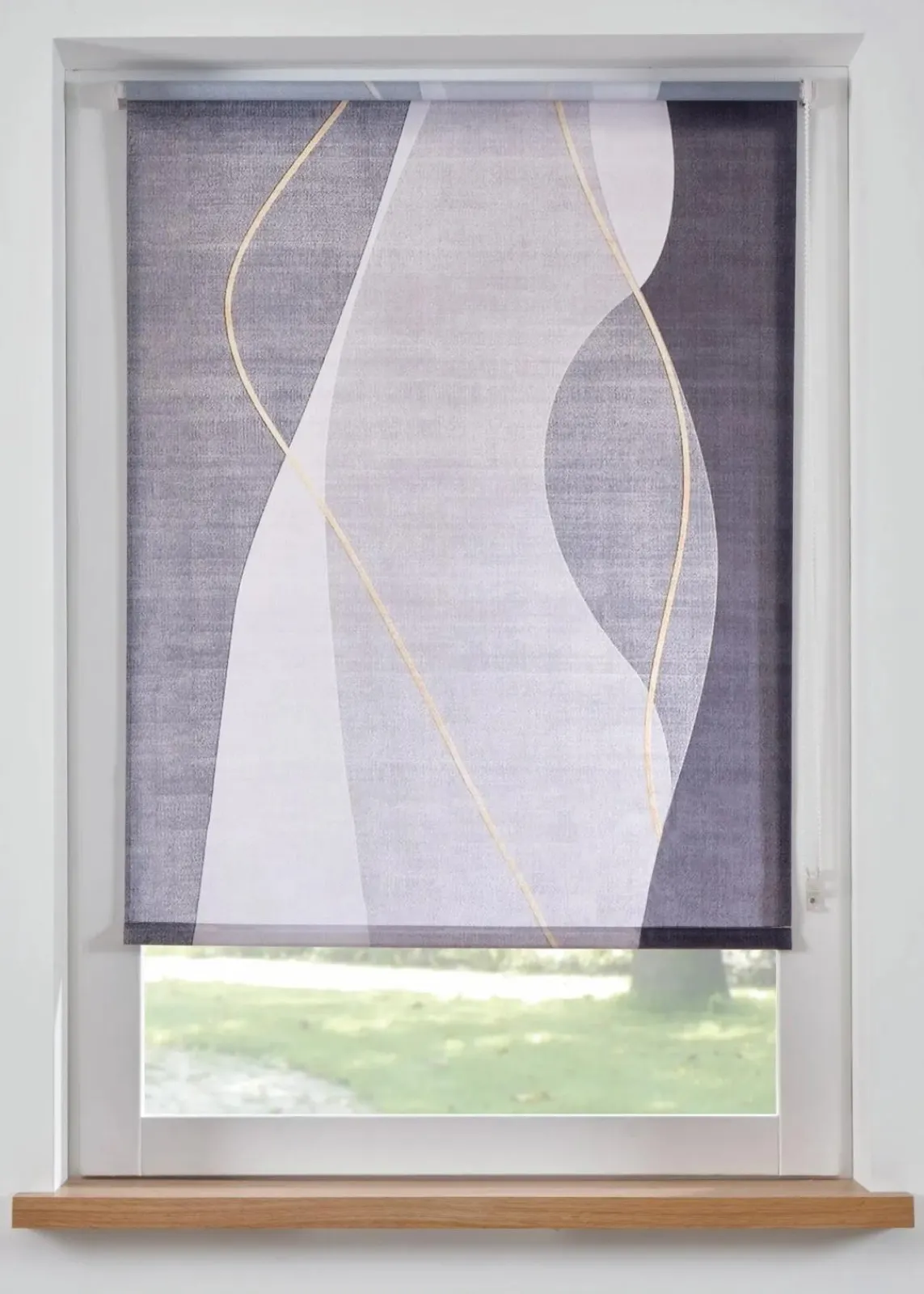 bonprix Rollos|Sichtschutzrollo mit Struktur grau