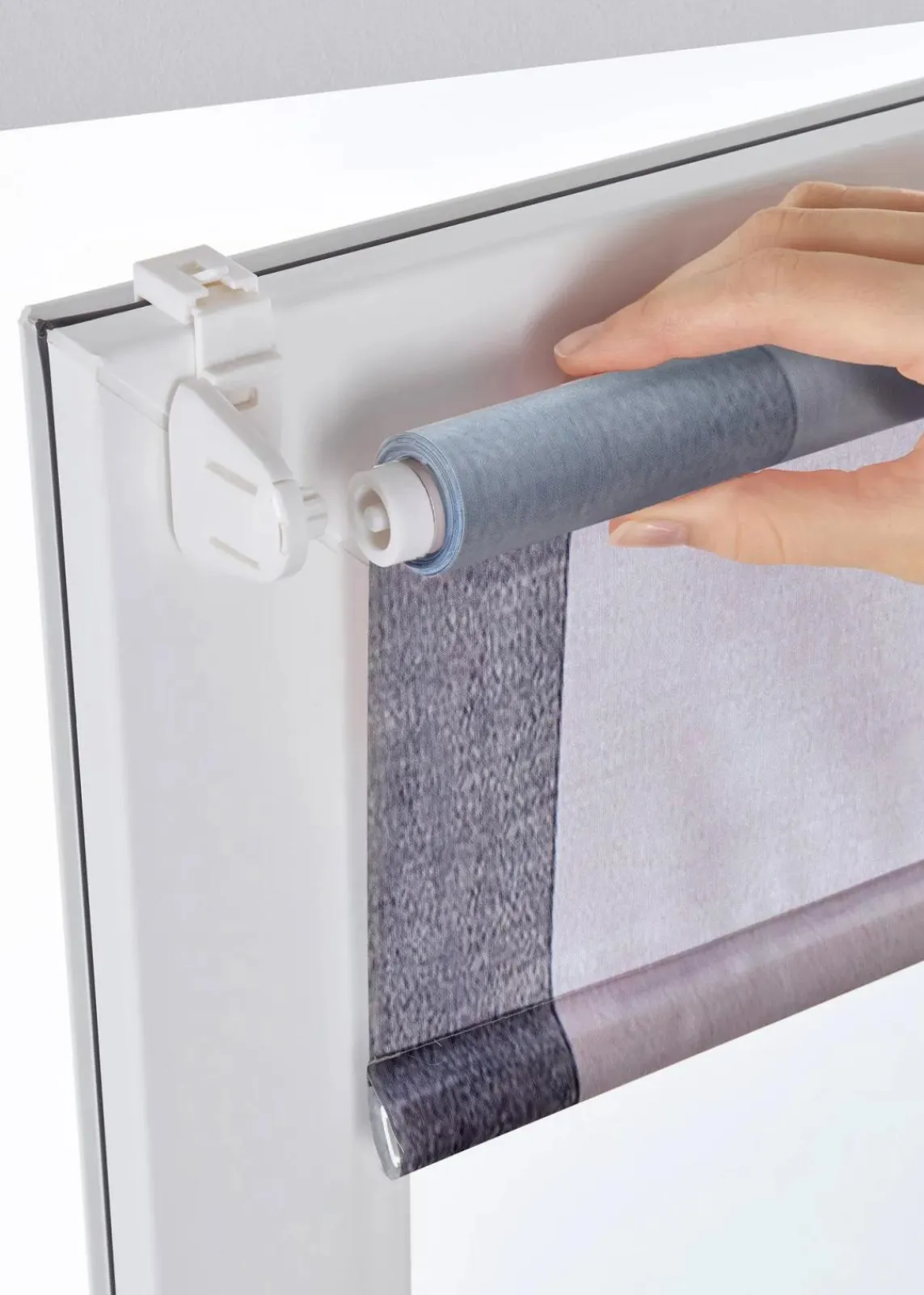 bonprix Rollos|Sichtschutzrollo mit Struktur grau