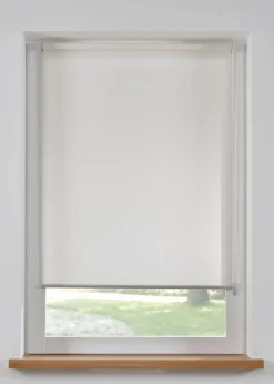 bonprix Rollos|Sichtschutzrollo mit Struktur weiß